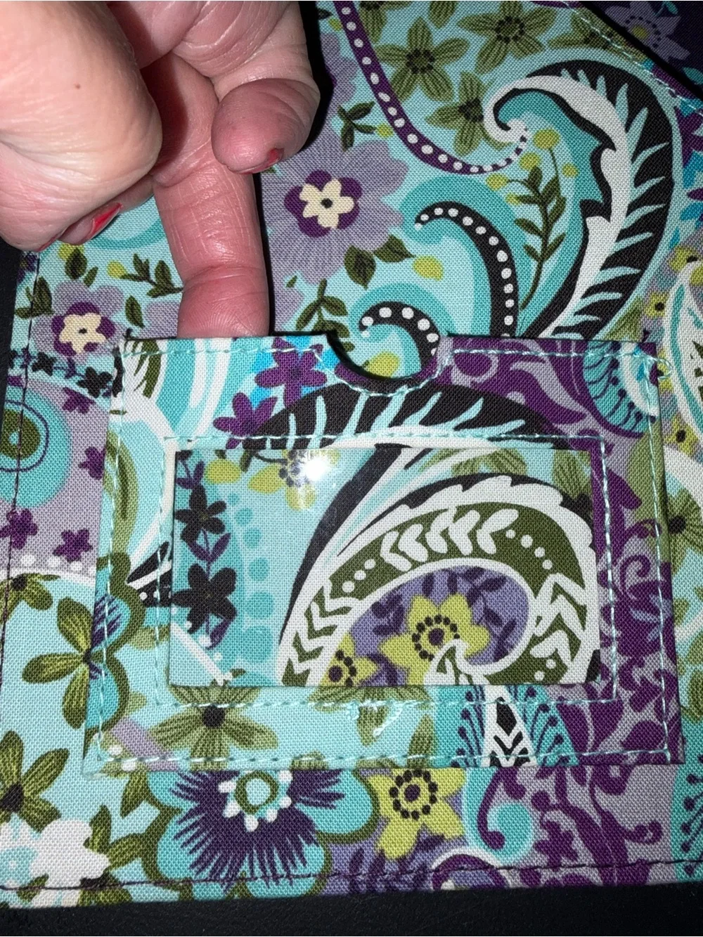 Marie collection Floral & Paisley Fabric Portfolio Padfolio with Lined Notepad